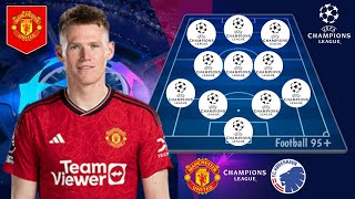 Manchester united vs Copenhagen ~ UCL ~ Group Stage Match 3 ~ Man united Potential lineup