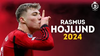 Rasmus Højlund 2024 - Magic Skills, Goals, Assists | HD