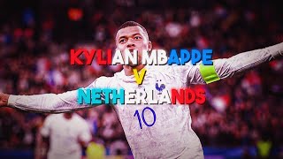 Kylian Mbappe • Goal vs Netherlands • 4K CC Satfeed • Free clip - free to use!