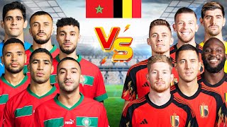 Morocco 2023 🆚 Belgium 2023 (Bounou, Ziyech, Hakimi, De Bruyne)