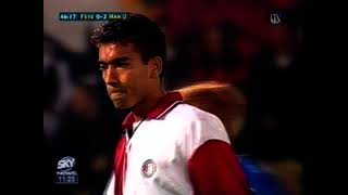 Feyenoord v Manchester Utd Champions League 05-11-1997
