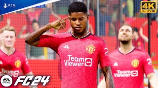 EA Sports FC 24 - Manchester United vs Copenhagen | UEFA Champions League 23/24 Match | PS5™ [4K60]