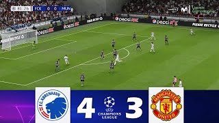 FC København vs. Manchester United [4-3] | UEFA Champions League 2023/24 | Match Highlights!