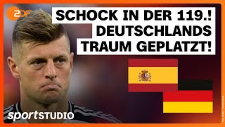 Spanien – Deutschland Highlights | Viertelfinale, UEFA EURO 2024 | sportstudio