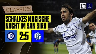 Königsblaues Märchen in San Siro: Inter Mailand - Schalke 04 | UEFA Champions League | DAZN Classics