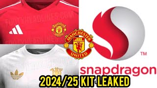 Manchester United 2024/25 Kit Leaked, Unveiling Major Changes in Early Pictures.