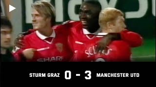 Sturm Graz v Manchester United | 1999/2000