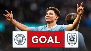 GOAL | Julian Alvarez | Manchester City 2-0 Huddersfield Town | Third Round | Emirates FA Cup 23-24
