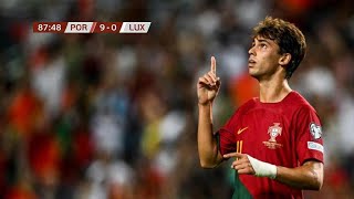 Without Cristiano Ronaldo! Portugal Scores 9 Goals vs Luxembourg 2023 - European Qualifiers