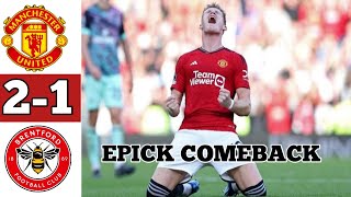 Epick Comeback • Manchester United vs Brentford • Extanded Highlights & Goals PL 2023/24✅