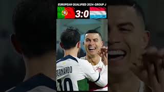 European Qualifiers Highlights: Portugal 🇵🇹 6 - 0 Luxemburg 🇱🇺 | Group J #shorts #portugal