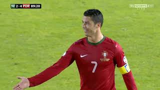 Ronaldo first hat-trick for Portugal HD 1080i (English Commentary)