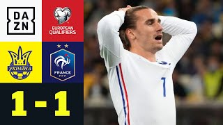 Griezmann & Co beißen sich die Zähne aus: Ukraine – Frankreich 1:1 | UEFA European Qualifiers | DAZN