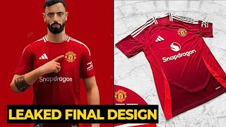 NEW LEAKED final design of Man United home kit 24/25 season | Man Utd News