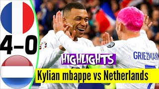 Kylian mbappe vs Netherlands Euro 2024 🇫🇷 Mbappe Causing Chaos 🌪️ #mbappe