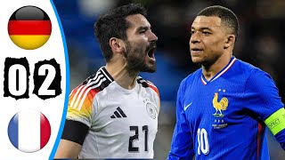 Germany vs France 2-0 - All Goals Extеndеd Hіghlіghts 2024
