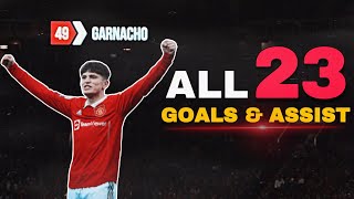 Alejandro Garnacho - All 23 GOALS & ASSISTS in 2022 for Manchester United & Argentina