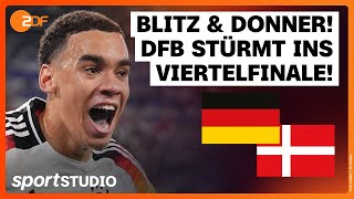 Deutschland – Dänemark Highlights | Achtelfinale, UEFA EURO 2024 | sportstudio