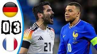 Germany 3-0 France Highlights | Football Highlights | #football #highlights