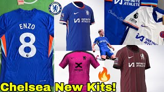 LEAKED!✅Chelsea New Home Away Third & Training Kits 2024/24🔥Amazing Chelsea New Kits,All Colours