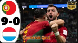 Portugal vs Luxembourg 90  Highlights  All Goals  Hasil Kualifikasi Euro 2024