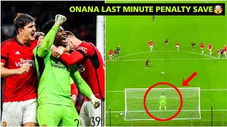 Andre Onana Penalty Save Copenhagen! 95th-minute penalty save rescues Man United!