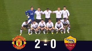 Manchester United vs AS Roma 2008 UCL Quarter Finals - Highlights