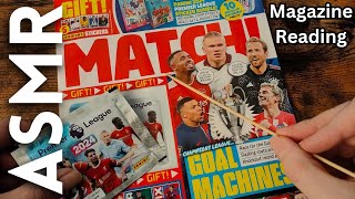 Reading a football magazine [ASMR football soccer]