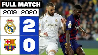 Real Madrid vs FC Barcelona (2-0) Matchday 16 2019/2020 - FULL MATCH