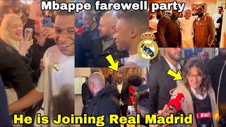 Mbappe Final Dinner🔥Arrival at Real Madrid Confirmed✅Fans join Mbappe Final Dinner before Madrid