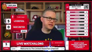 Mark Goldbridge's reaction to all SEVEN Liverpool goals vs Manchester United ! (EXPLICIT LANGUAGE)