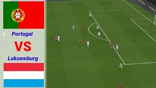 Portugal vs Luxembourg 9-0 Highlights | UEFA EURO Qualifiers 2024 Cristiano Ronaldo | Gameplay