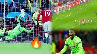 Onana penalty save vs Copenhagen SHAKES Old Trafford 🔥, Man United vs Copenhagen
