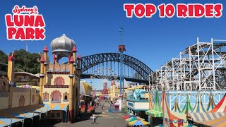 Top 10 Rides at Luna Park Sydney