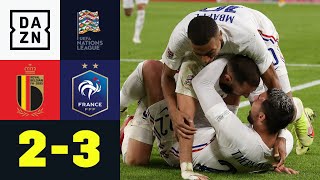 Mega Comeback! Weltmeister löst Finalticket: Belgien - Frankreich 2:3 | UEFA Nations League | DAZN