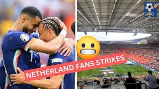 EPIC! 🤯Netherland fans Reaction to Malen Late GOAL against Romania!