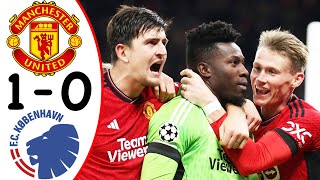 Manchester United vs Copenhagen 1-0 - All Goals and Highlights - 2023  Onana Save 🔥🔥🔥