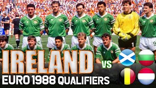 IRELAND Euro 1988 Qualification All Matches Highlights | Road to West Germany
