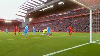 Is it save of the season by a defender ? #rodri #liverpool  #mancity  #shorts