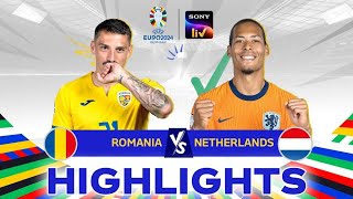 Netherland vs Romania ( 3-0 ) euro round of 16 |