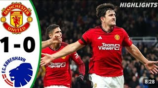 Manchester United vs Copenhagen |1 _0| Highlights & All Goals _UEFA Champions League