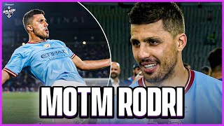 Rodri speaks after dropping a MOTM performance in the UCL final! 🌟
