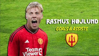 Rasmus Højlund - All Goals & Assists 2022/2023
