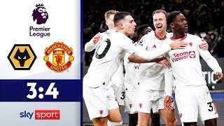 United feiert Zittersieg! | Wolverhampton - Manchester United | Highlights - Premier League 2023/24