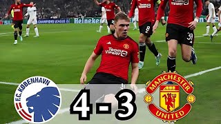 FC Copenhagen vs Manchester United 4-3 | Highlights | Champions League2023