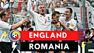 England vs Romania 2-3 All Goals & Highlights ( 2000 UEFA EURO )
