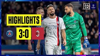 PSG - AC Milan | UEFA Champions League | DAZN Highlights