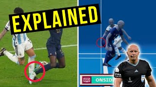 Argentina vs France Ref & VAR Decisions Part 1 | Explained