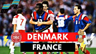 Denmark vs France 2-1 All Goals & Highlights ( 1992 UEFA EURO )