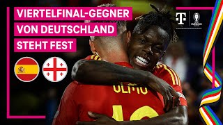 Spanien - Georgien, Highlights mit Live-Kommentar | UEFA EURO 2024, Achtelfinale | MAGENTA TV